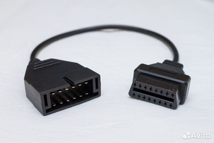 Провод переходник GM12 pin на OBD2 16 pin