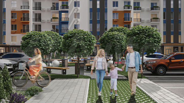 1-к. квартира, 45,3 м², 4/10 эт.