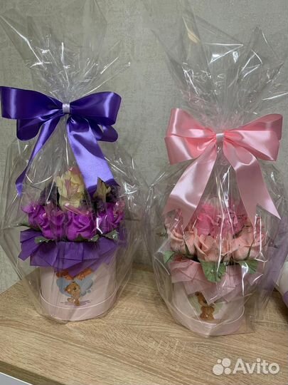 Изготовление букетов из конфет