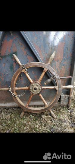 Штурвал корабельный вёсла якорь линзы для фонаря