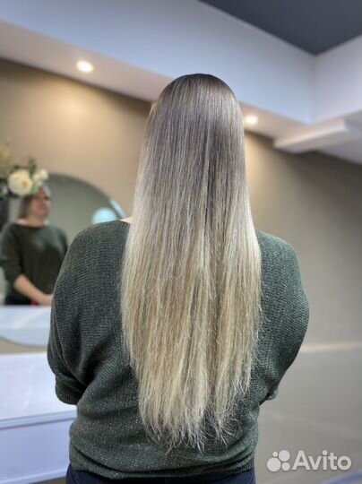 Наращивание волос микрокапсульное