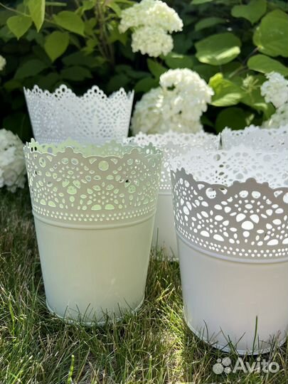 Металлические кашпо IKEA горшок для цветов