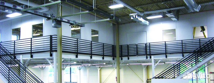 Антресольный этаж для производственных помещений