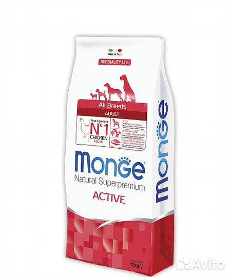 Монж сухой, влажны корм Monge для собак, для кошек
