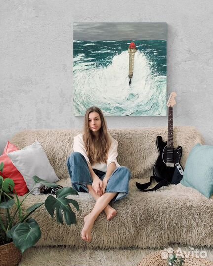 Картина акрилом на холсте