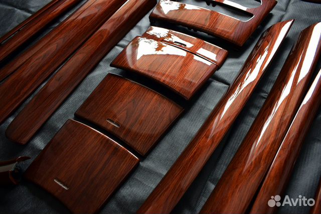 Аквапринт салона для Mercedes карбон/дерево/металл