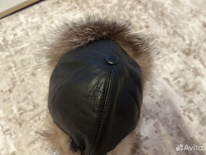 Шапка ушанка зимняя женская