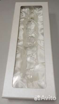 Спираль стекло+ чешский хрусталь