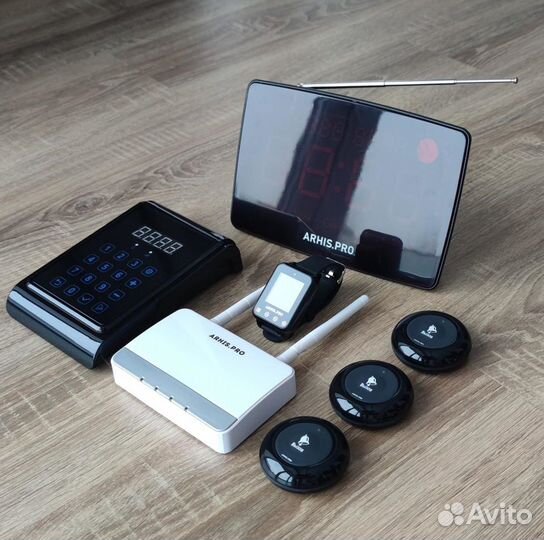 Кнопка вызова персонала, часы, табло, пуль, репите