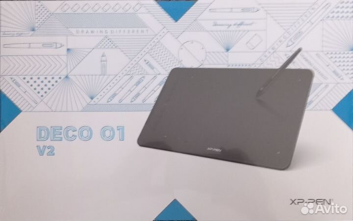 Графический планшет xp pen deco 01 v2