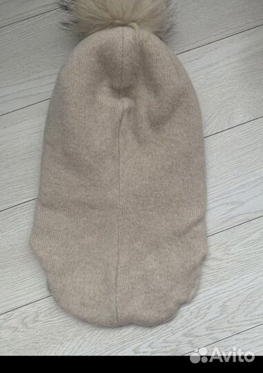 Зимняя Шапка-шлем из мериноса 52-54