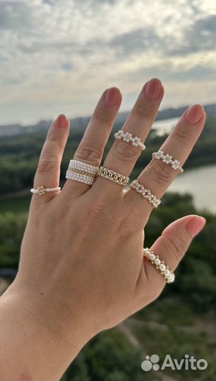 Кольцо из бисера