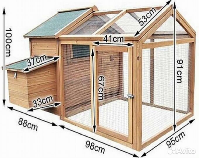 Курятник на 10 кур