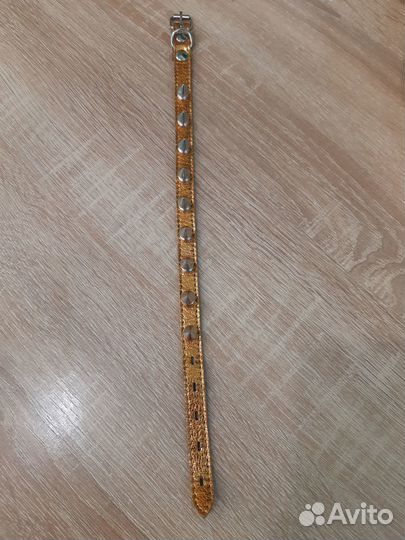 Ошейник кожаный