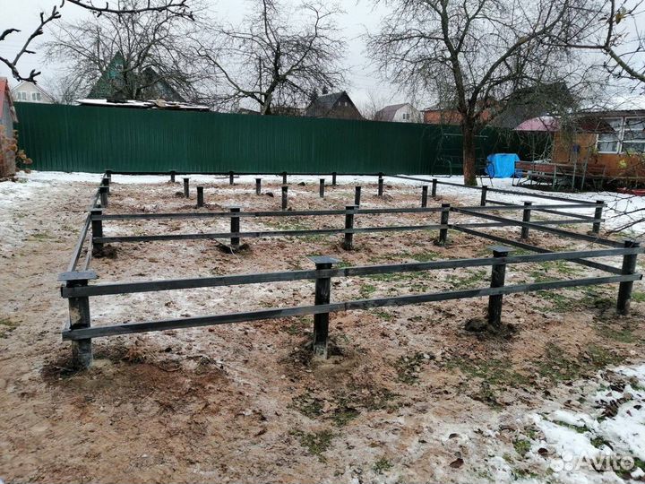 Винтовые сваи под ключ установка