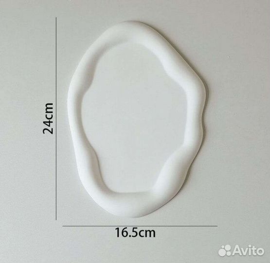 Интерьерные поднос из гипса