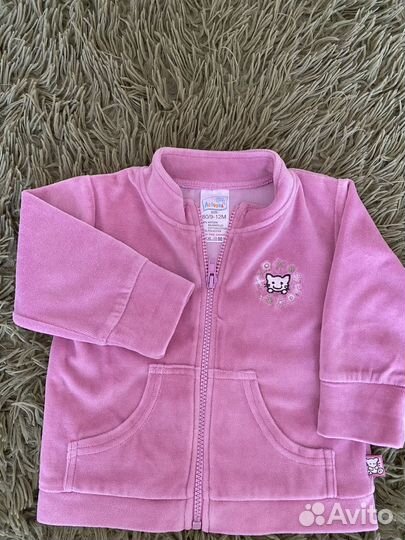 Детские вещи для девочки пакетом 74-80