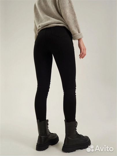 Черные skinny джинсы 40,42,44 размеры