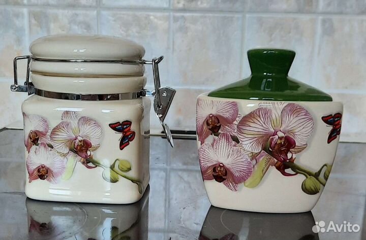 Банка керамическая для хранения продуктов