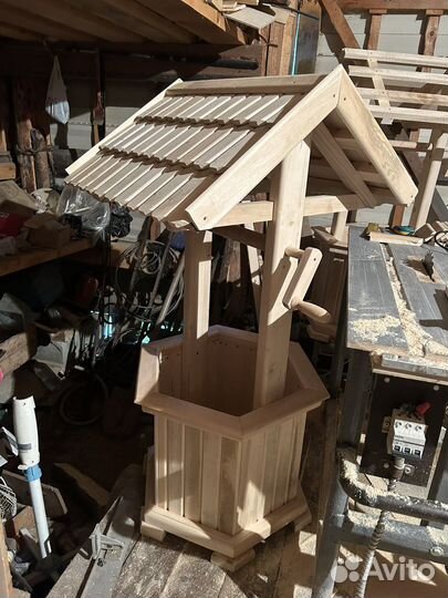 Тележка садовая декоративная