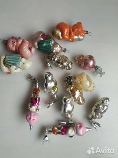 Ёлочные прищепка, подвес СССР