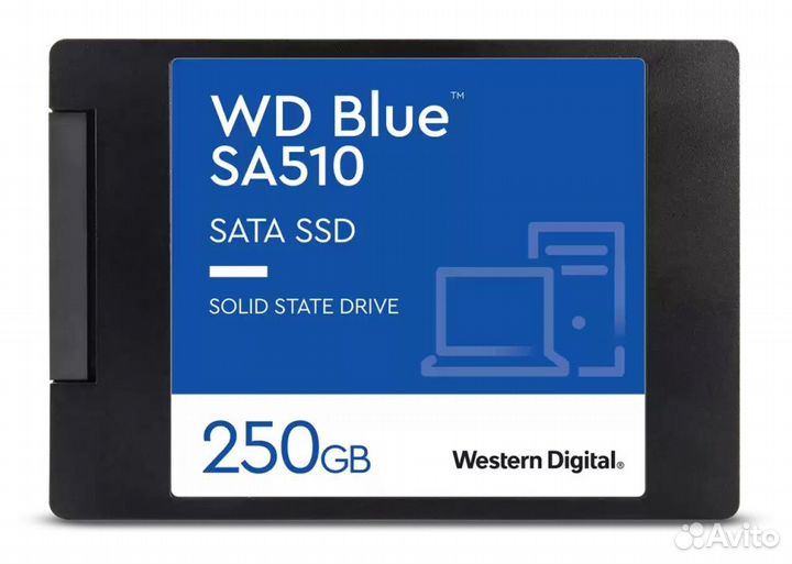 Жесткий диск SSD 250GB WD Blue WDS250G3B0A