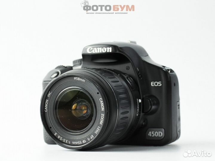 Фотоаппарат Canon 450D kit 18-55 II