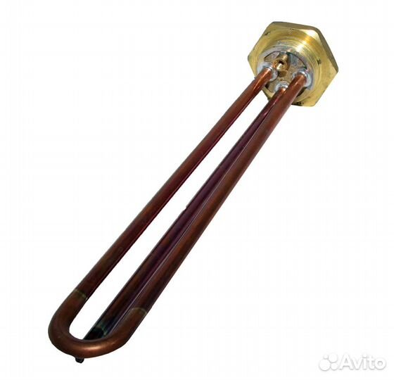 Тэн 2,5 кВт из меди с терморегулятором