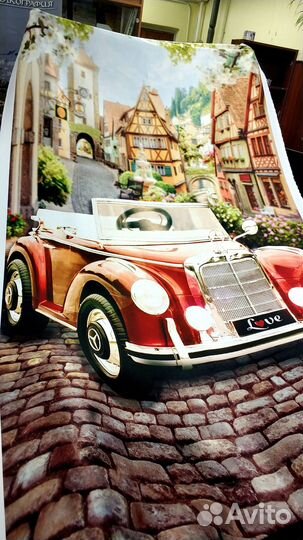 Широкоформатная печать на ткани