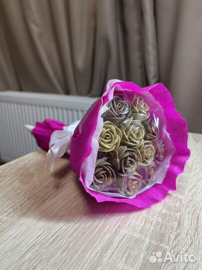 Шоколад ручной работы, подарок, букет из шоколада