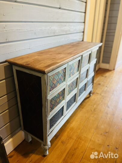 Комод деревянный прованс винтаж из массива