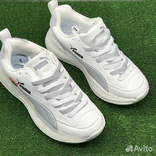 Новые белые мужские кроссовки Puma, размеры 41-45