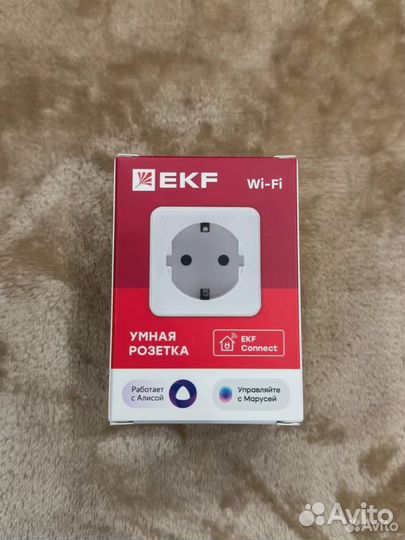 Умная Wi-Fi розетка EKF