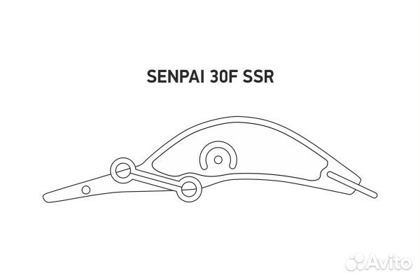 Воблер LureMax senpai 30F SSR-103 1,8г