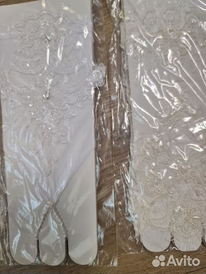 Перчатки новые длинные и короткие
