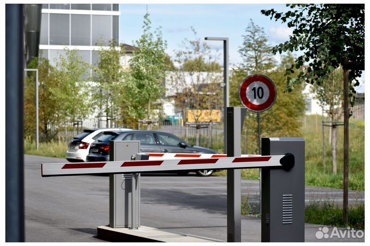 Шлагбаум с установкой