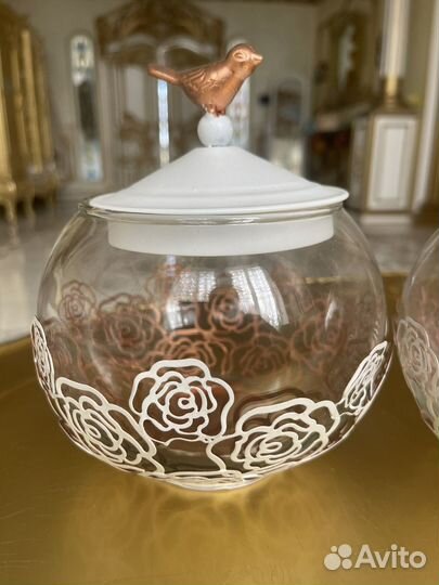 Банки для сыпучих продуктов стекло