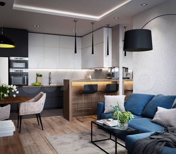 Квартира-студия, 66,8 м² (Грузия)