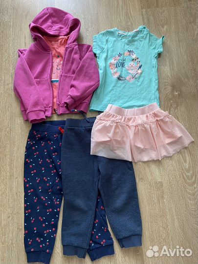 Вещи пакетом на девочку 92 98