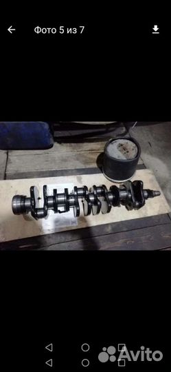 Двигатель на запчасти fe6 24 кл