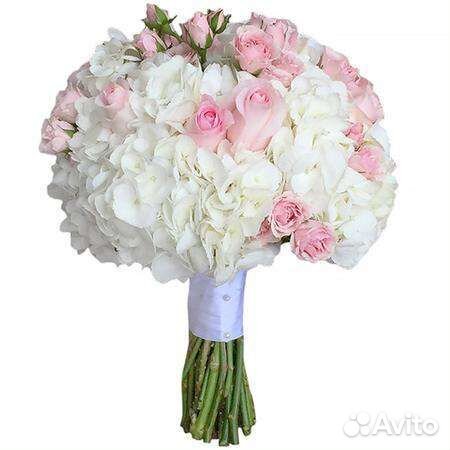 Свадебный букет из живых цветов