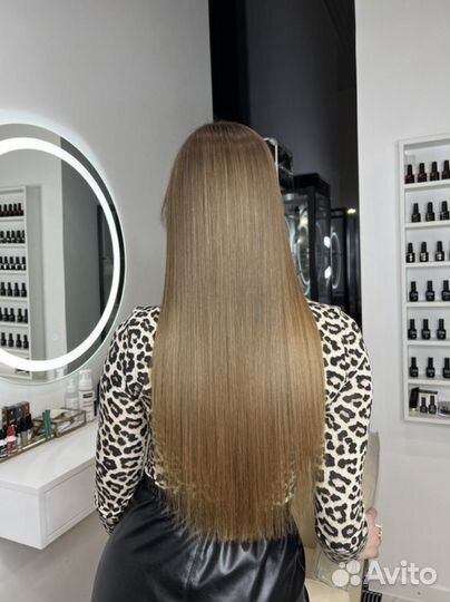 Кератиновое выпрямление волос