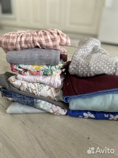 Вещи пакетом для девочки 80-86
