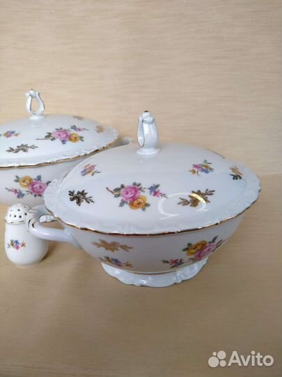 Фарфоровая супница Kahla гдр