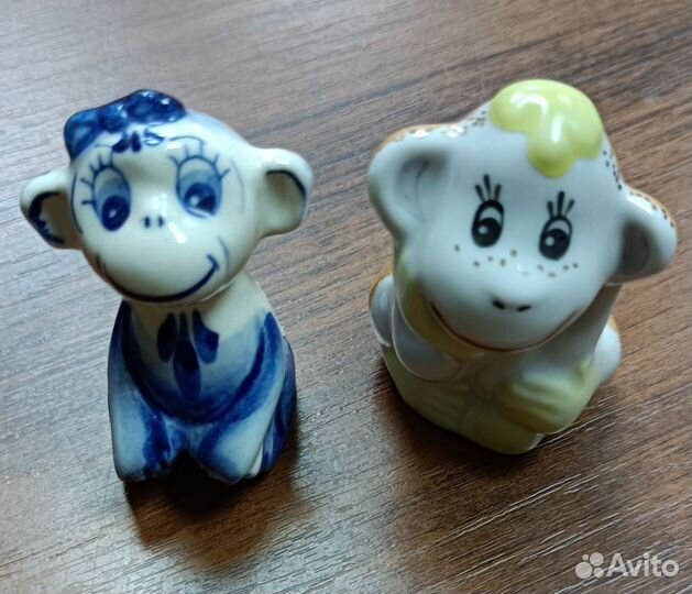 Статуэтка обезьянка фарфор