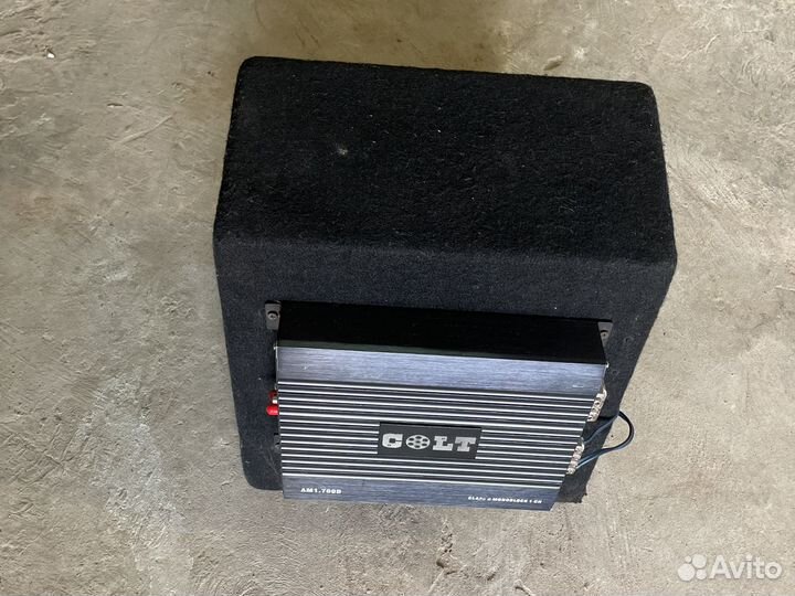 Сабвуфер ural molot 10 + моноблок colt AM-1.700D