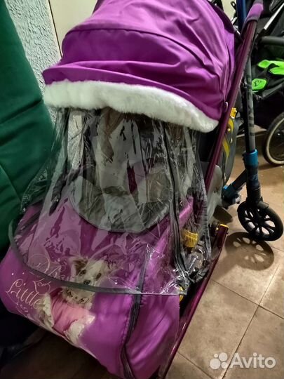 Детские санки коляска