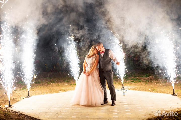 Большие бенгальские свечи на свадьбу