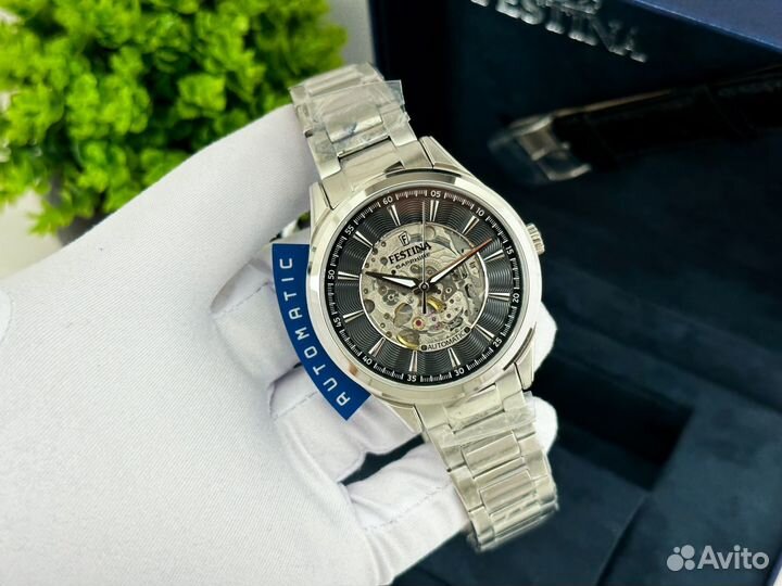 Часы мужские Festina F20536/4 скелетон