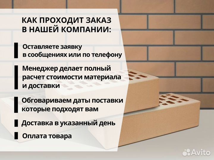 Кирпич облицовочный Терекс